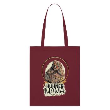 The Chickens Mom - Stanley/Stella Organic Tote Bag - burgundy - Front
