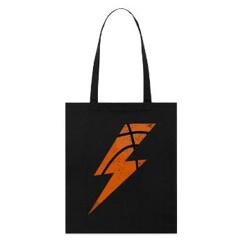 Blitz de basket-ball énergique - Tote bag bio Stanley/Stella - noir - Devant