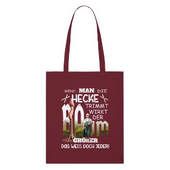 Grand Arbre À Pénis - Tote bag bio Stanley/Stella - bordeaux - Devant