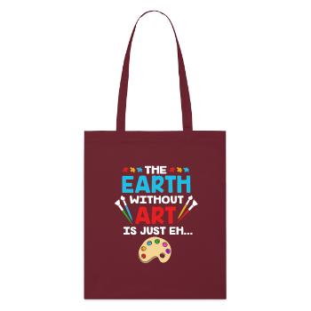 Peintre - Tote bag bio Stanley/Stella - bordeaux - Devant