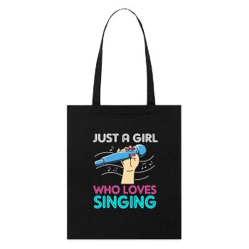 Karaoké - Tote bag bio Stanley/Stella - noir - Devant