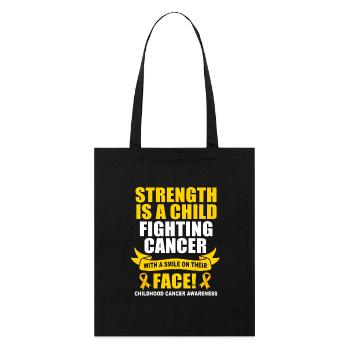 Enfant Cancer - Tote bag bio Stanley/Stella - noir - Devant
