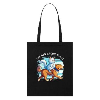 HUND KATZE THE NEW RACING CLASS - Stanley/Stella Bio-Stoffbeutel - Schwarz - Vorne