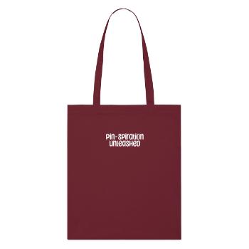 Bowling - Pin-spiration déchaînée - Tote bag bio Stanley/Stella - bordeaux - Devant