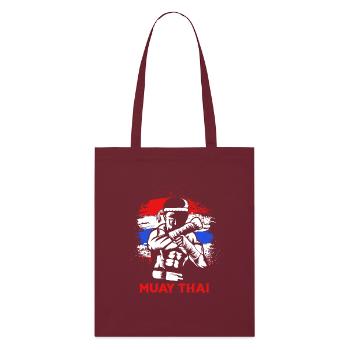 Boxe Muay Thai - Tote bag bio Stanley/Stella - bordeaux - Devant
