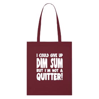 Délicieux Cuisine Asiatique Bao Bun Drôle Dim Sum - Tote bag bio Stanley/Stella - bordeaux - Devant