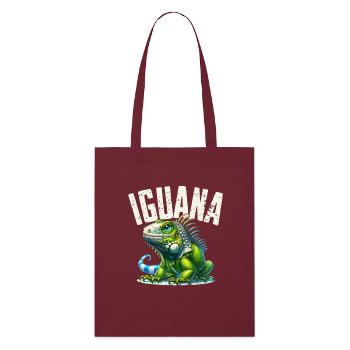 Iguane - Tote bag bio Stanley/Stella - bordeaux - Devant