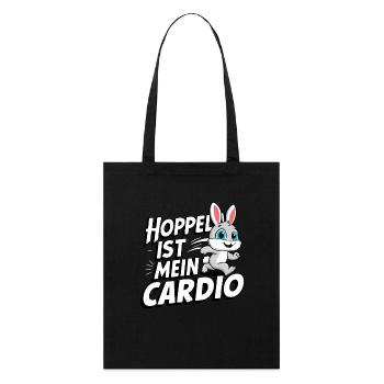 Bunny Bunnies Lapin Animal de compagnie - Tote bag bio Stanley/Stella - noir - Devant