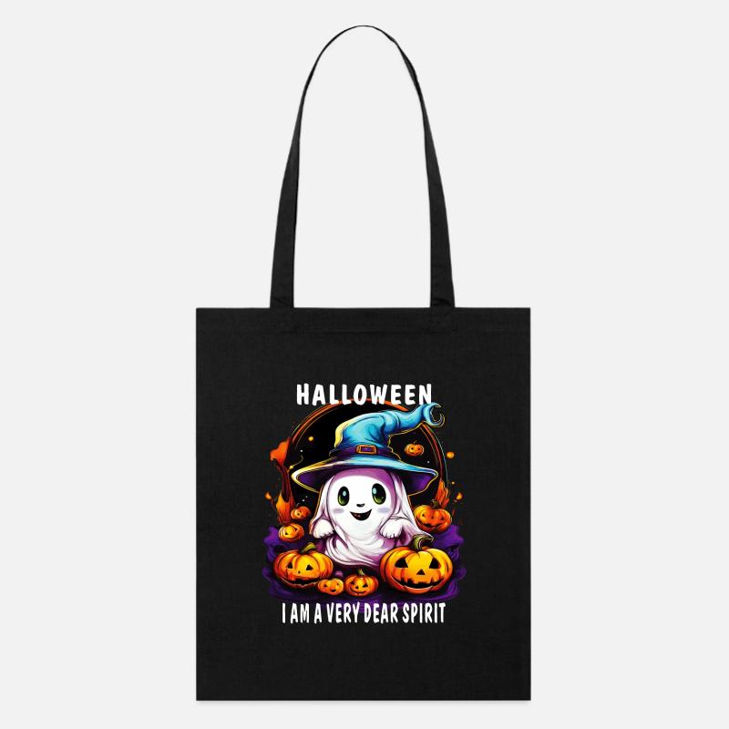 HALLOWEEN I AM A VERY DEAR SPIRIT - Stanley/Stella Bio-Stoffbeutel - Schwarz