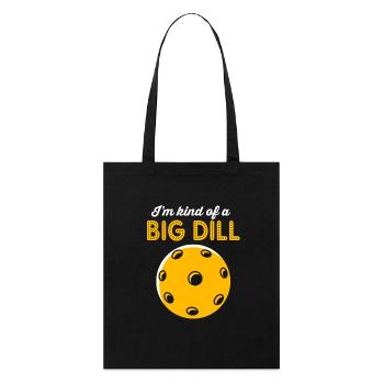 Pickleball - Stanley/Stella Organic Tote Bag - black - Front
