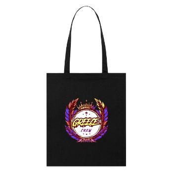 Grèce Crew Coloré - Tote bag bio Stanley/Stella - noir - Devant