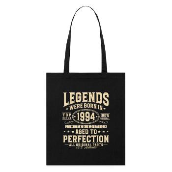Legenden wurden 1994 geboren - Stanley/Stella Bio-Stoffbeutel - Schwarz - Vorne