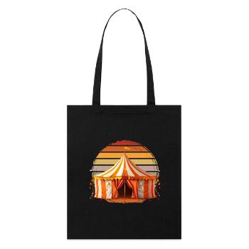Circus - Stanley/Stella Organic Tote Bag - black - Front