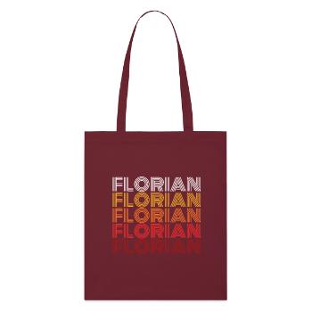 Florian - Stanley/Stella Organic Tote Bag - burgundy - Front