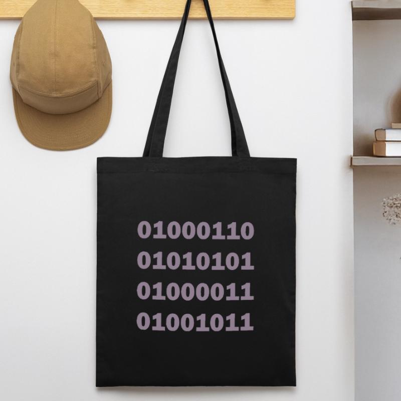 Binary Code Fuck Stanley/Stella Organic Tote Bag