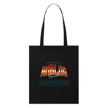 Synthétiseur de sons analogiques - Tote bag bio Stanley/Stella - noir - Devant