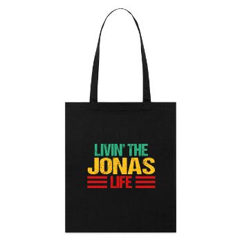 Jonas - Stanley/Stella Bio-Stoffbeutel - Schwarz - Vorne