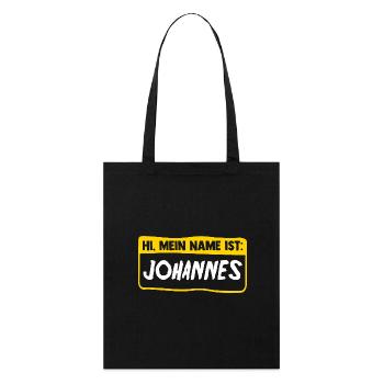 Johannes - Tote bag bio Stanley/Stella - noir - Devant