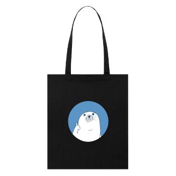 Phobe marin Pouces Hauts Mer Lion De Mer Drôle - Tote bag bio Stanley/Stella - noir - Devant
