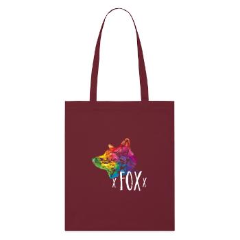 renard - Tote bag bio Stanley/Stella - bordeaux - Devant