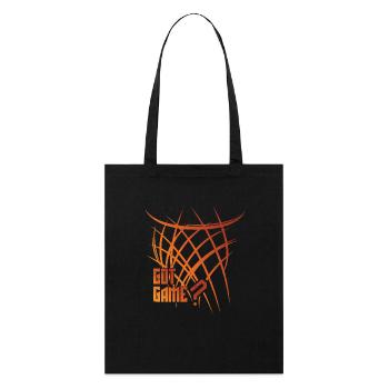 Machine de pose abstraite de cadeau disant de basket-ball - Tote bag bio Stanley/Stella - noir - Devant