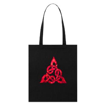 Nœud celtique - Tote bag bio Stanley/Stella - noir - Devant