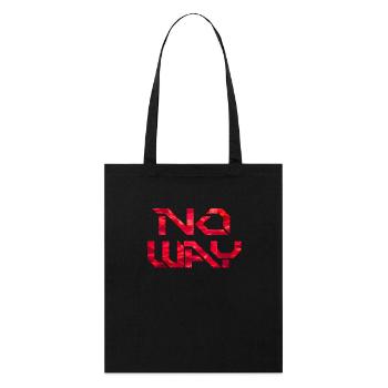 No Way - Stanley/Stella Organic Tote Bag - black - Front