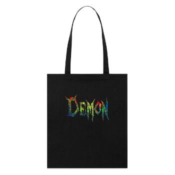 Demon - Stanley/Stella Organic Tote Bag - black - Front