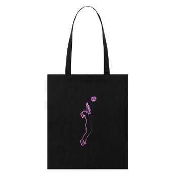 Fille de volleyball - Tote bag bio Stanley/Stella - noir - Devant