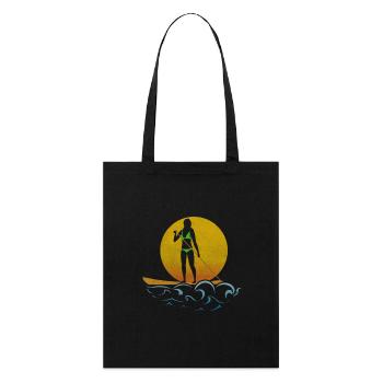 sup girl - Stanley/Stella Bio-Stoffbeutel - Schwarz - Vorne