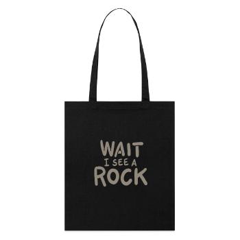 geology - Stanley/Stella Organic Tote Bag - black - Front