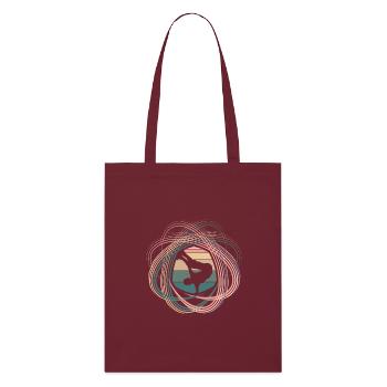 Breakdance - Stanley/Stella Organic Tote Bag - burgundy - Front