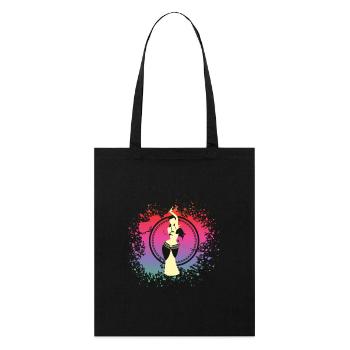 Conception de danse du ventre - Tote bag bio Stanley/Stella - noir - Devant