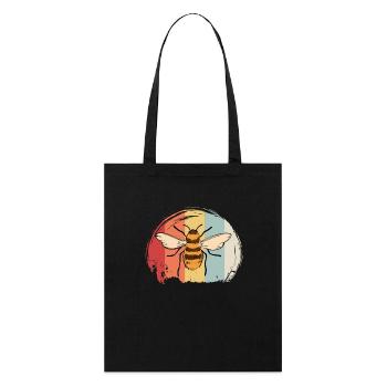 Abeille - Tote bag bio Stanley/Stella - noir - Devant