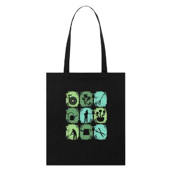 Jardinier d’outils de jardin - Tote bag bio Stanley/Stella - noir - Devant