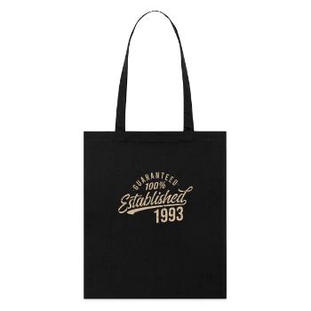 Garanti établi et publié dans l’année - Tote bag bio Stanley/Stella - noir - Devant