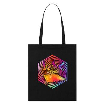 Trampoline - Tote bag bio Stanley/Stella - noir - Devant