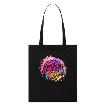 Shih Tzu - Tote bag bio Stanley/Stella - noir - Devant