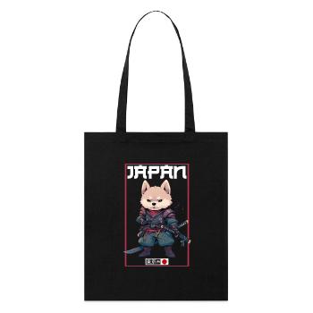 Asia Corki Japanese Samurai Samurai - Stanley/Stella Organic Tote Bag - black - Front