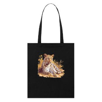 Amur Leopard Amurleoparden Amurleopard - Stanley/Stella Organic Tote Bag - black - Front