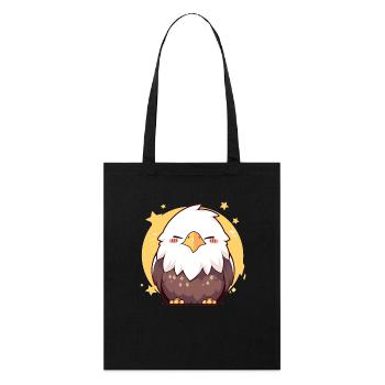 Pygargue à tête blanche Weißkopfseeadler - Tote bag bio Stanley/Stella - noir - Devant