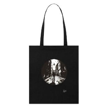 All alone - Stanley/Stella Organic Tote Bag - black - Front