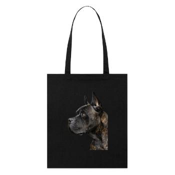 Cane Corso - Stanley/Stella Bio-Stoffbeutel - Schwarz - Vorne