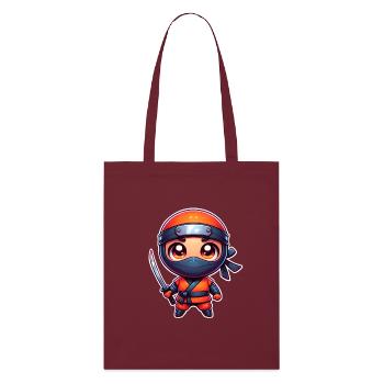 Ninja - Tote bag bio Stanley/Stella - bordeaux - Devant