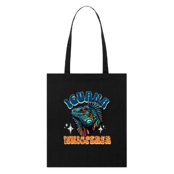 Iguane - Tote bag bio Stanley/Stella - noir - Devant