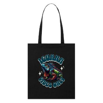 Iguane - Tote bag bio Stanley/Stella - noir - Devant