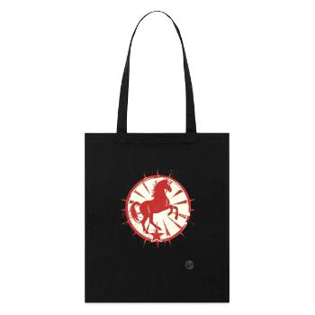 Solcialisme Propagande Cheval - Tote bag bio Stanley/Stella - noir - Devant