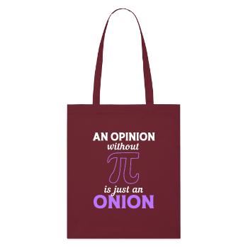 Oignon - Tote bag bio Stanley/Stella - bordeaux - Devant