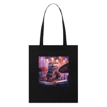 Otter - Stanley/Stella Organic Tote Bag - black - Front