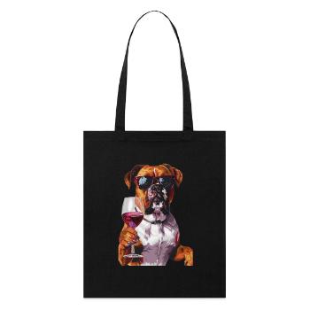 Boxer - Stanley/Stella Bio-Stoffbeutel - Schwarz - Vorne